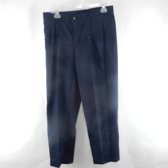 IZOD Boy's Pants Size 14 Husky Pleated Wrinkle Free Adjustable Waist NWT (K009) - Picture 1 of 8